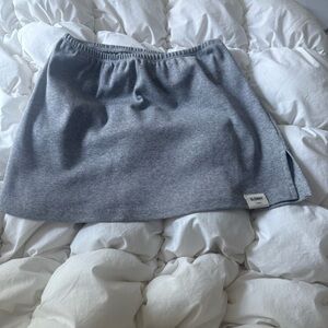 Glowny Gray Mini Skirt